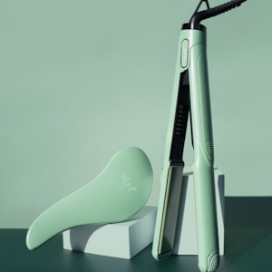 Limited edition ceramic digital flat plate straightener Sage green