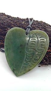 Greenstone Heart Pendant