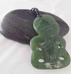 Jewellery: Greenstone TIKI