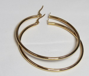 9ct Yellow Gold Hoop Earrings