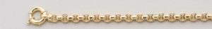 Round Belcher 9ct yellow gold bracelet