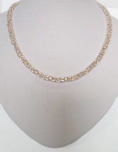 Sterling Silver Italian Byzantine necklace