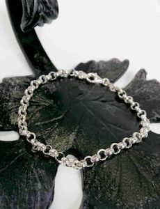 Sterling Silver Round Belcher Bracelet