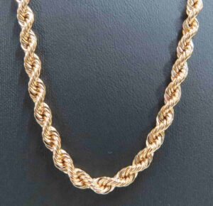 Rope chain 9ct Yellow Gold 51cm