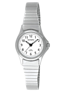 Olympic Ladies Silver Classic expandable watch 78012