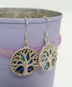 Magical Tree of Life Sterling Silver Earrings