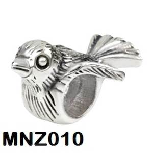 Fantail Bird SilveRado Bead