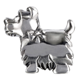 Scottish Terrior Dog SilveRado Bead Charm