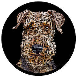 Doggieology Art - Airedale Terrier