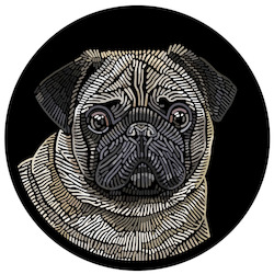 Doggieology Art - Pug