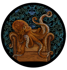 Angela Croft Art - Armchair Octopus