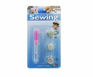 Homewares: Sewing Kit 3 Thimbles +1 Seam Ripper