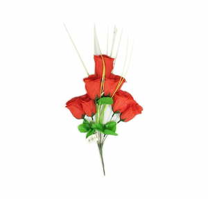 Artificial Flower Rose – Red 7 Heads