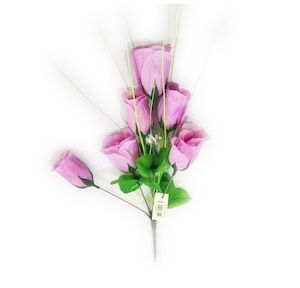 Artificial Flower Rose – Violet 7 Heads