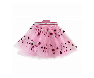 Tutu Skirt 40cm Shining Dot – Baby Pink