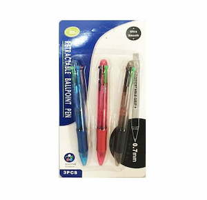 Ball Pen 3 Colour Pen 3pcs