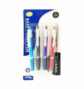 Ball Point Pen 1.0mm 4pcs