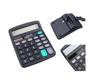 Homewares: Calculator Solar Powered 12 Digit