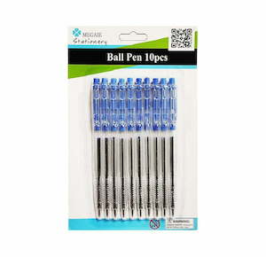 Ballpoint Ball Pen 10pcs Blue