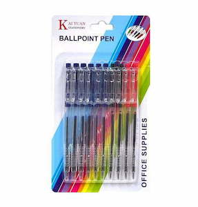 Ballpoint Ball Pen 10pcs Mix Colour