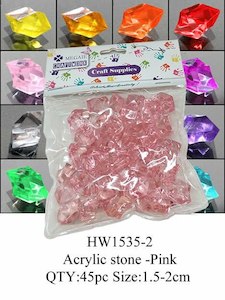 Acrylic stone Pink