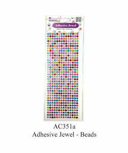 Homewares: Adhesive Jewel – Colour beads