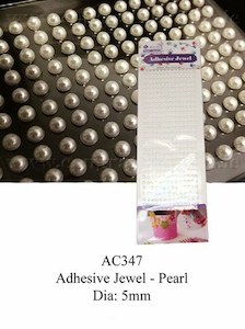 Adhesive Jewel – Pearl Dia: 5mm