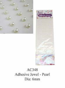 Adhesive Jewel – Pearl Dia: 6mm