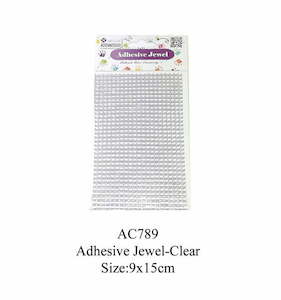 Adhesive Jewel-Clear Size: 9x15cm