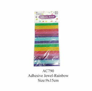 Adhesive Jewel-Rainbow Size: 9x15cm