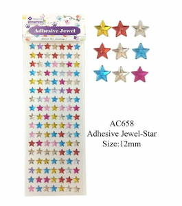 Adhesive Jewel-Star 12mm