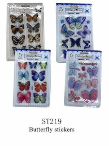 Butterfly stickers Assorted (each)