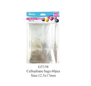 Clear Cellophane Cello Bags 12.5x17cm Self Seal 60pcs