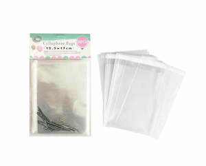 Clear Cellophane Cello Bags 12.5x17cm Twist Tied