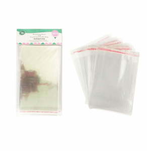 Clear Cellophane Cello Bags 15x23cm + 3.5cm Self Seal 35pcs