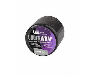 USL Sport Underwrap 7.5cm x 27m Black Roll