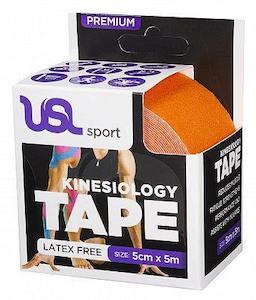 USL Sport Premium Kinesiology 5cm x 5m Orange