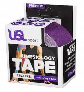 USL Sport Premium Kinesiology 5cm x 5m Purple