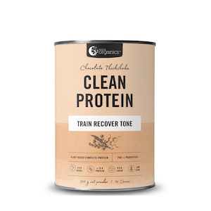 Pharmacy: Nutra Organics Clean Protein Chocolate Thickshake 500 gm