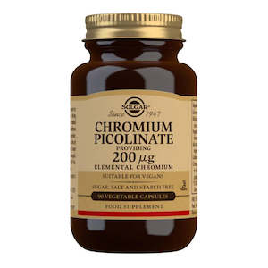 Solgar Chromium Picolinate 100mcg 90 tablets