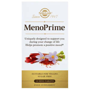 Pharmacy: Solgar Menoprime 30 Tablets