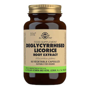 Pharmacy: Solgar Deglycyrrhised Licorice Root Extract Vegetable 60 capsules