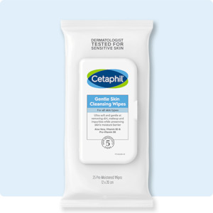 Pharmacy: Cetaphil Gentle Skin Cleansing Wipes 25pk