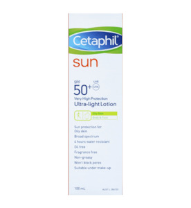 Cetaphil Sun SPF50+ Ultra-light Lotion 100ml