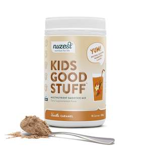 Pharmacy: Nuzest Kids Good Stuff 225gm Vanilla Caramel