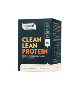 Nuzest Clean Lean Protein 10 Sachets Box 3 flavours  Mix pack