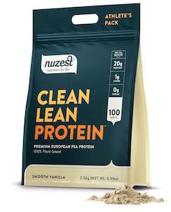 Nuzest Clean Lean Protein 2.5kg Smooth Vanilla Athletes Pack