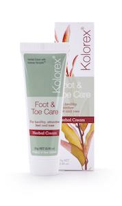 Pharmacy: Kolorex Foot & Toe Care Herbal Cream 25gm