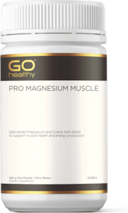 Pharmacy: Go Healthy Pro Magnesium Muscle 360 gm powder citrus