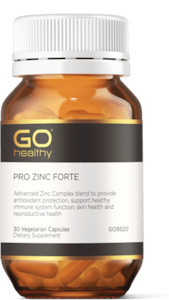 Go Healthy Pro Zinc Forte 30 Veg caps